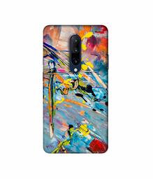 Amazon Brand - Solimo Designer Paint Texture 3D Printed Hard Back Case Mobile Cover for OnePlus 7 Pro