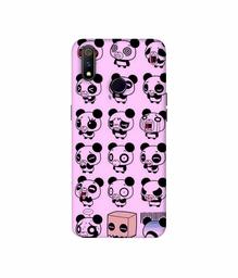 Amazon Brand - Solimo Designer Panda Experation 3D Printed Hard Back Case Mobile Cover for Realme 3 Pro