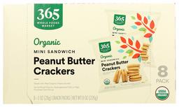 365 Everyday Value, Mini Peanut Butter Sandwich Crackers, 8 ct