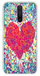 Amazon Brand - Solimo Designer Multicolor Stromae Heart Design Printed Soft Back Case Mobile Cover for Poco X2 / Xiaomi Redmi K30