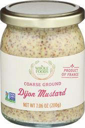 WHOLE FOODS MARKET Dijon Mustard-Coarse Ground, 7.06 OZ