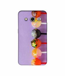 Amazon Brand - Solimo Designer Gilliter Lollipops 3D Printed Hard Back Case Mobile Cover for Samsung Galaxy Core 2 G355H