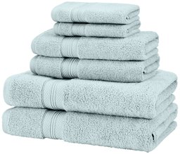 Pinzon Low Twist Pima Cotton 650-Gram 6-Piece Towel Set