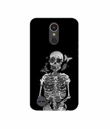 Amazon Brand - Solimo Designer Skeletan 3D Printed Hard Back Case Mobile Cover for LG K10 (2017)