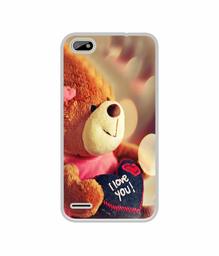 Amazon Brand - Solimo Designer Teddy Bear UV Printed Soft Back Case Mobile Cover for Itel A22 Pro