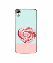 Amazon Brand - Solimo Designer Round Candy 3D Printed Hard Back Case Mobile Cover for HTC Desire 828 Dual