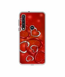 Amazon Brand - Solimo Designer Hearts UV Printed Soft Back Case Mobile Cover for Motorola One Macro