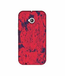 Amazon Brand - Solimo Designer Red Paint 3D Printed Hard Back Case Mobile Cover for Motorola Moto E 2nd Generation