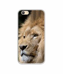 Amazon Brand - Solimo Designer Lion UV Printed Soft Back Case Mobile Cover for Oppo A57