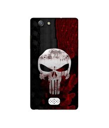 Amazon Brand - Solimo Designer Punisher Skull UV Printed Soft Back Case Mobile Cover for Oppo Neo 5 (2015)