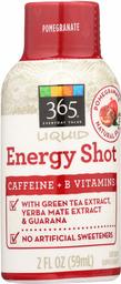 365 Everyday Value, Liquid Energy Shot, Natural Pomegranate Flavor, 2 fl oz