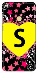 Amazon Brand - Solimo Designer Heart Pattern Alphabet-S 3D Printed Hard Back Case Mobile Cover for Huawei Honor 8 Lite