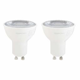 AmazonBasics - Bombilla LED equivalente a 50 W, luz diurna, regulable, 10.000 horas de vida útil, MR16 (base GU10)