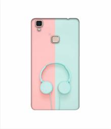 Amazon Brand - Solimo Designer Head Phone 3D Printed Hard Back Case Mobile Cover for Vivo V3 Max