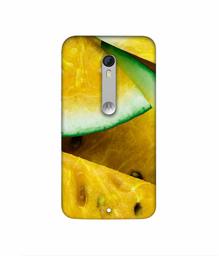 Amazon Brand - Solimo Designer Yellow Watermelon 3D Printed Hard Back Case Mobile Cover for Motorola Moto X Play