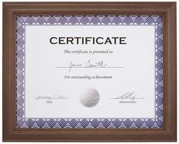 AmazonBasics Certificate Document Frame Without Mat, 8.5