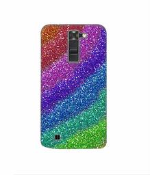 Amazon Brand - Solimo Designer Multicolor Sparkle 3D Printed Hard Back Case Mobile Cover for LG K10