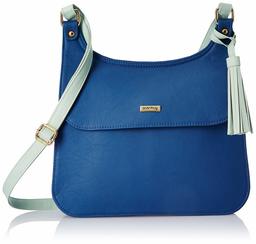 Amazon Brand - Eden & Ivy Women's Sling bag (Blue)