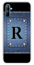 Amazon Brand - Solimo Designer Multicolor Button Jeans Alphabet-R Printed Soft Back Case Mobile Cover for Realme C3