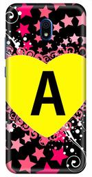 Amazon Brand - Solimo Designer Heart Pattern Alphabet-A 3D Printed Hard Back Case Mobile Cover for Xiaomi Redmi 8A