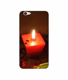 Amazon Brand - Solimo Designer Candle Light 3D Printed Hard Back Case Mobile Cover for Oppo F1s