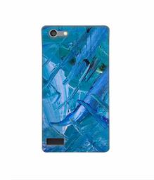 Amazon Brand - Solimo Designer Blue Paint 3D Printed Hard Back Case Mobile Cover for Oppo Neo 7