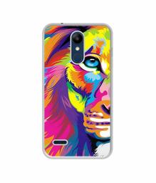 Amazon Brand - Solimo Designer Funny Cat Pattern Print UV Printed Soft Back Case Mobile Cover for LG K9