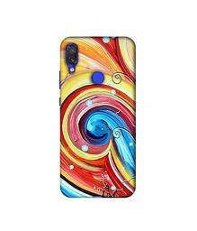 Amazon Brand - Solimo Designer Abstarct Color Mixing 3D Printed Hard Back Case Mobile Cover for Xiaomi Redmi Note 7 Pro