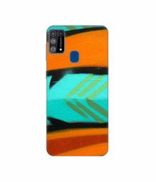 Amazon Brand - Solimo Designer Brush Art 3D Printed Hard Back Case Mobile Cover for Samsung Galaxy M31