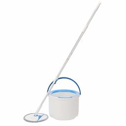 AmazonBasics Spin Mop with Built-In Ringer and Large Water Bucket