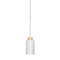 Amazon Brand – Rivet Scandinavian Blonde-Wood Single-Light Adjustable Pendant, LED Bulb Included, 9