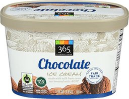 365 Everyday Value, Chocolate Ice Cream, 1.75 QT, (Frozen)