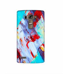 Amazon Brand - Solimo Designer Blue and Red Brush Texture 3D Printed Hard Back Case Mobile Cover for LG G4 Stylus