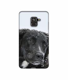 Amazon Brand - Solimo Designer Labrador Dog 3D Printed Hard Back Case Mobile Cover for Samsung Galaxy A8 Plus