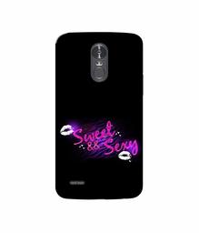 Amazon Brand - Solimo Designer Sweet and Sexy 3D Printed Hard Back Case Mobile Cover for LG Stylus 3