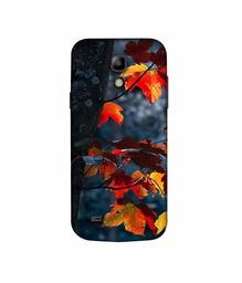 Amazon Brand - Solimo Designer Autumn Leaf 3D Printed Hard Back Case Mobile Cover for Samsung Galaxy S4 Mini