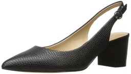 The Fix Ramsey Zapato de tacón Alto de Vestir de tacón de Bloque con Parte Trasera de Eslinga, para Mujer, Negro, 7.5 B(M) US