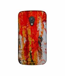 Amazon Brand - Solimo Designer Orange Color Spread 3D Printed Hard Back Case Mobile Cover for Motorola Moto G 2nd Generation