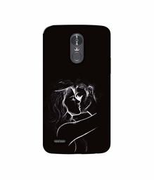 Amazon Brand - Solimo Designer Kissing Couple 3D Printed Hard Back Case Mobile Cover for LG Stylus 3