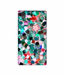 Amazon Brand - Solimo Designer Multicolor Stone 3D Printed Hard Back Case Mobile Cover for Sony Xperia L1