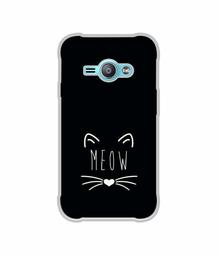 Amazon Brand - Solimo Designer Meow UV Printed Soft Back Case Mobile Cover for Samsung Galaxy J1 Ace