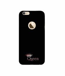 Amazon Brand - Solimo Designer Queen 3D Printed Hard Back Case Mobile Cover for Apple iPhone 6 / 6S (Logo Cut)