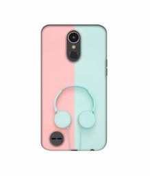 Amazon Brand - Solimo Designer Head Phone 3D Printed Hard Back Case Mobile Cover for LG K10 (2017)