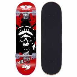 Movendless YD-0008 - Tabla de Skate (31 Pulgadas, 7 Capas, Madera de Arce, Doble Patada, cóncava)