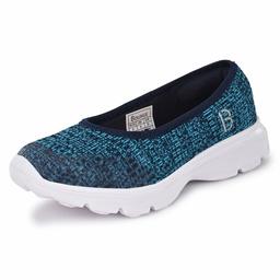 Bourge Women's Micam-25 Blue and Navy Running Shoes-4 UK (36 EU) (5 US) (Micam-25-04)