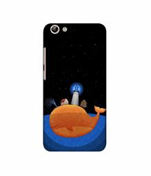 Amazon Brand - Solimo Designer Whale 3D Printed Hard Back Case Mobile Cover for Vivo Y69