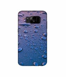 Amazon Brand - Solimo Designer Water Drops 3D Printed Hard Back Case Mobile Cover for Samsung Galaxy S8 Plus