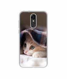 Amazon Brand - Solimo Designer Sleepy Kitten UV Printed Soft Back Case Mobile Cover for Lava Z70