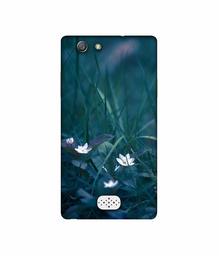 Amazon Brand - Solimo Designer White Flower UV Printed Soft Back Case Mobile Cover for Oppo Neo 5 (2015)