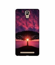 Amazon Brand - Solimo Designer Nature Digital Painting 3D Printed Hard Back Case Mobile Cover for Gionee Marathon M5 Plus